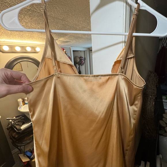 🌟 3/$20 Eligible! Andthewhy Gold Camisole Top - Picture 6 of 6